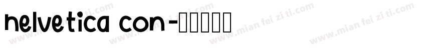 helvetica con字体转换